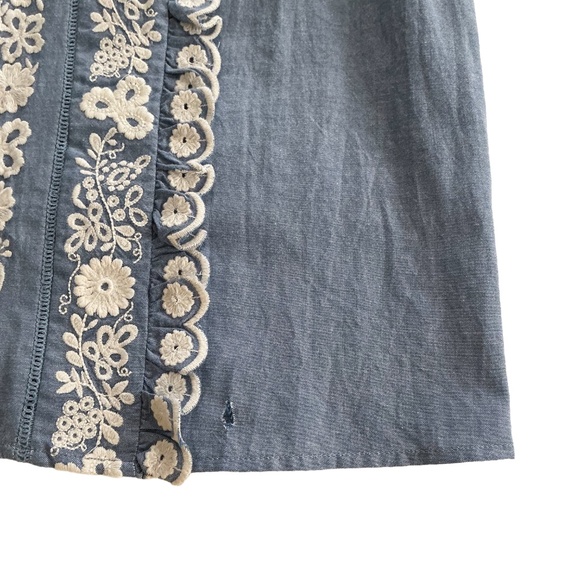 Boden Embroidered Short Sleeve Shirt (Rehab/Fixes Needed)  Size 12 - Picture 15 of 16